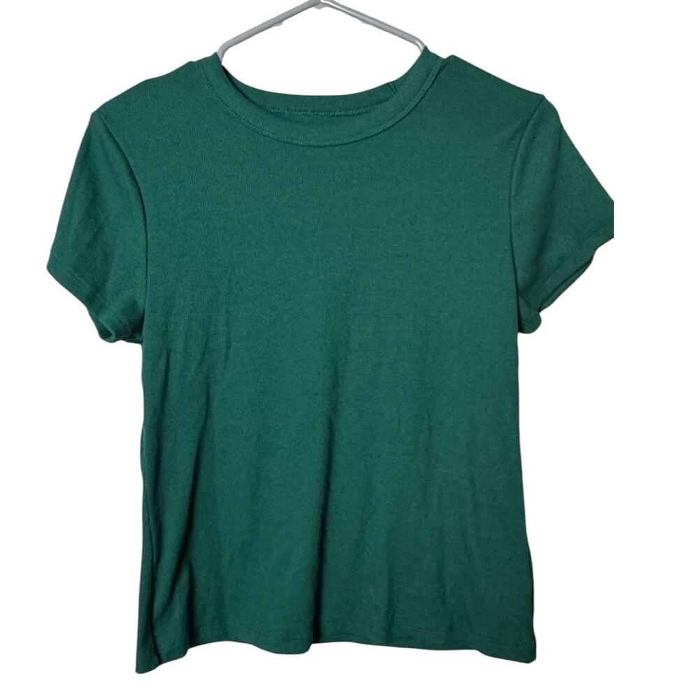 Old Navy Women's Crew Neck Crop Short Sleeve Tee Sz L New With Tag